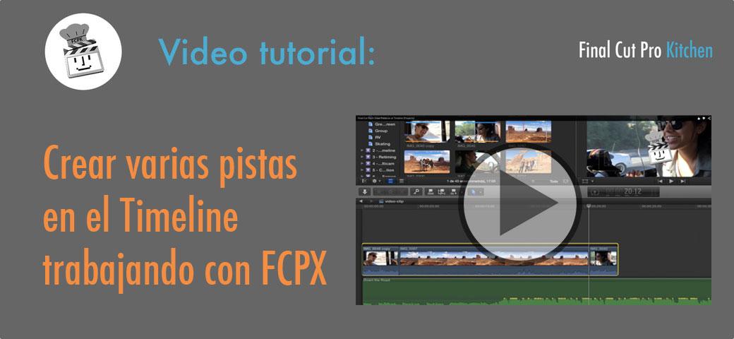 FCPKitchen's tweet photo. Cómo crear varias pistas y poder usar Magnetic Timeline en todas ellas http://t.co/SL3VaWEcwW
#videotutorial #FXPC http://t.co/MTwWiuDeby