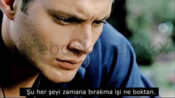 CryptoWolfManTR's tweet photo. "Şu her şeyi zamana bırakma işi ne boktan." (Supernatural) http://t.co/DuhMgtC9nz