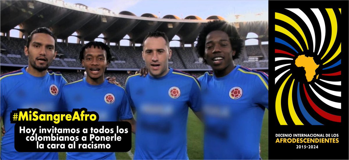 SENAComunica's tweet photo. “#MiSangreAfro florece cuando sonrío”. Este #21deMayo únete a la hora contra el racismo http://t.co/9lmAqOnpYP