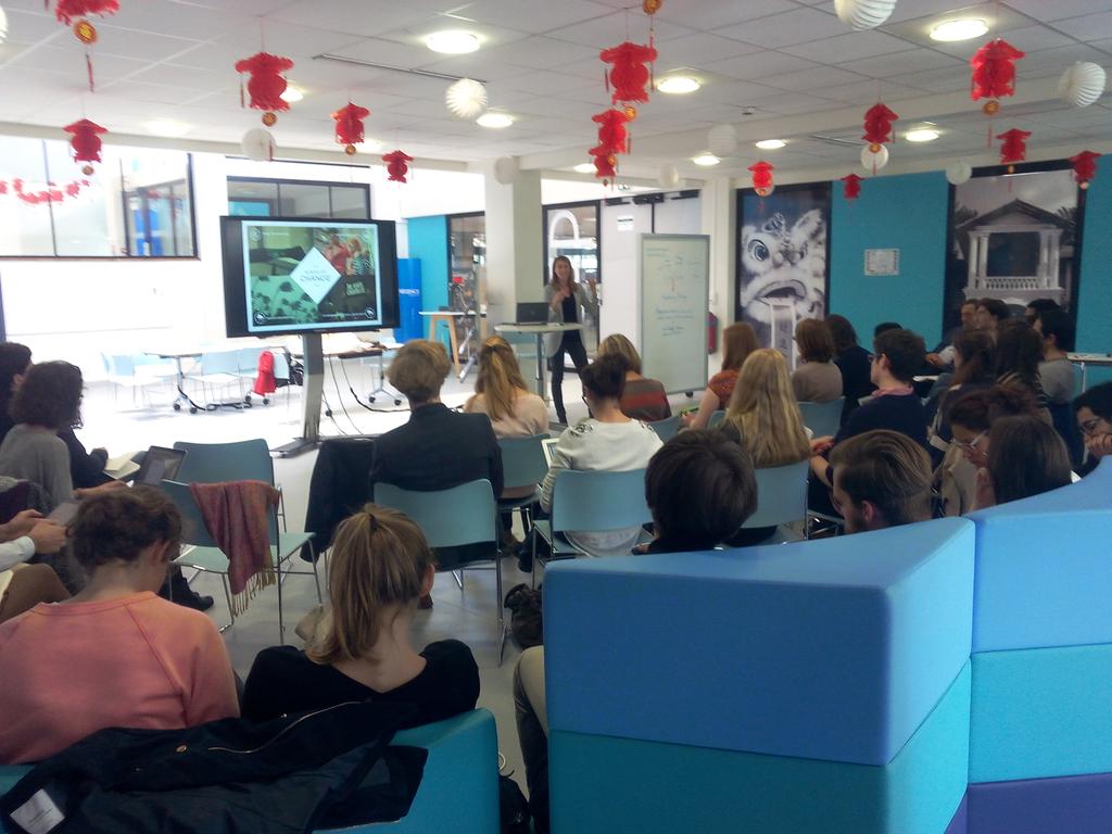 paulineaudinet's tweet photo. Conference de Camilla Guimard de @AddedValueGroup au k-lab avec les chaires @ESSEC_CSM et @ESSEC_VSM a l'@essec http://t.co/3TlGyGa772
