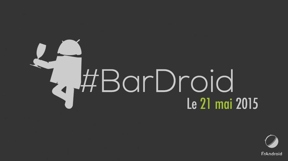 Frandroid's tweet photo. Découvrez le programme complet du #BarDroid de ce soir ! On vous y attend nombreux !
http://t.co/0hqyrkYXyD http://t.co/EVinxDAeZF