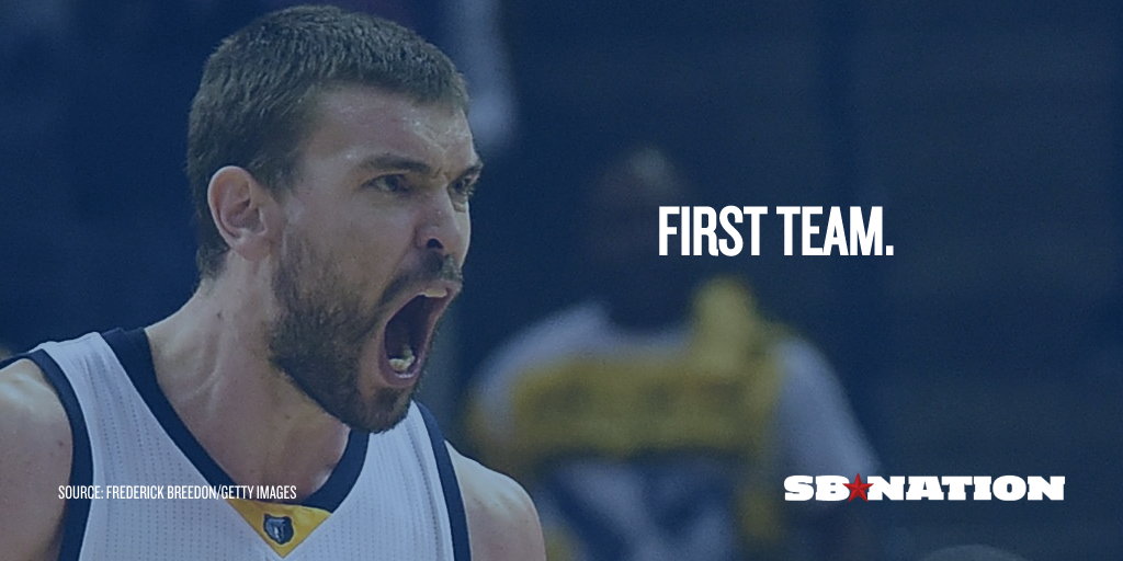 NBA_VAVEL's tweet photo. Otro logro histórico de la familia Gasol. Marc, mejor pívot de la temporada. ¡Imparables! http://t.co/zpU8DjRYEN https://t.co/IAwZ4CYnua