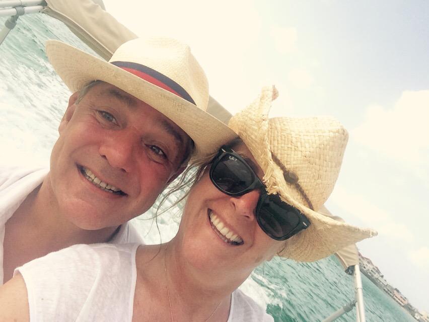 stephanddom's tweet photo. Greetings from Captain Pugwash and Roger the cabin boy! Been let loose on the high seas! #chinchin http://t.co/8GmY72mm0F