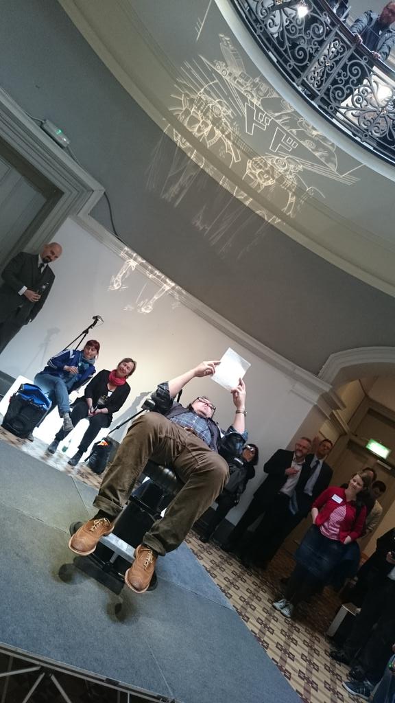 FuturePositive_'s tweet photo. Mini stories at #scotdesign15. Amazing space @warburtonarts http://t.co/5Ho9rT16NU