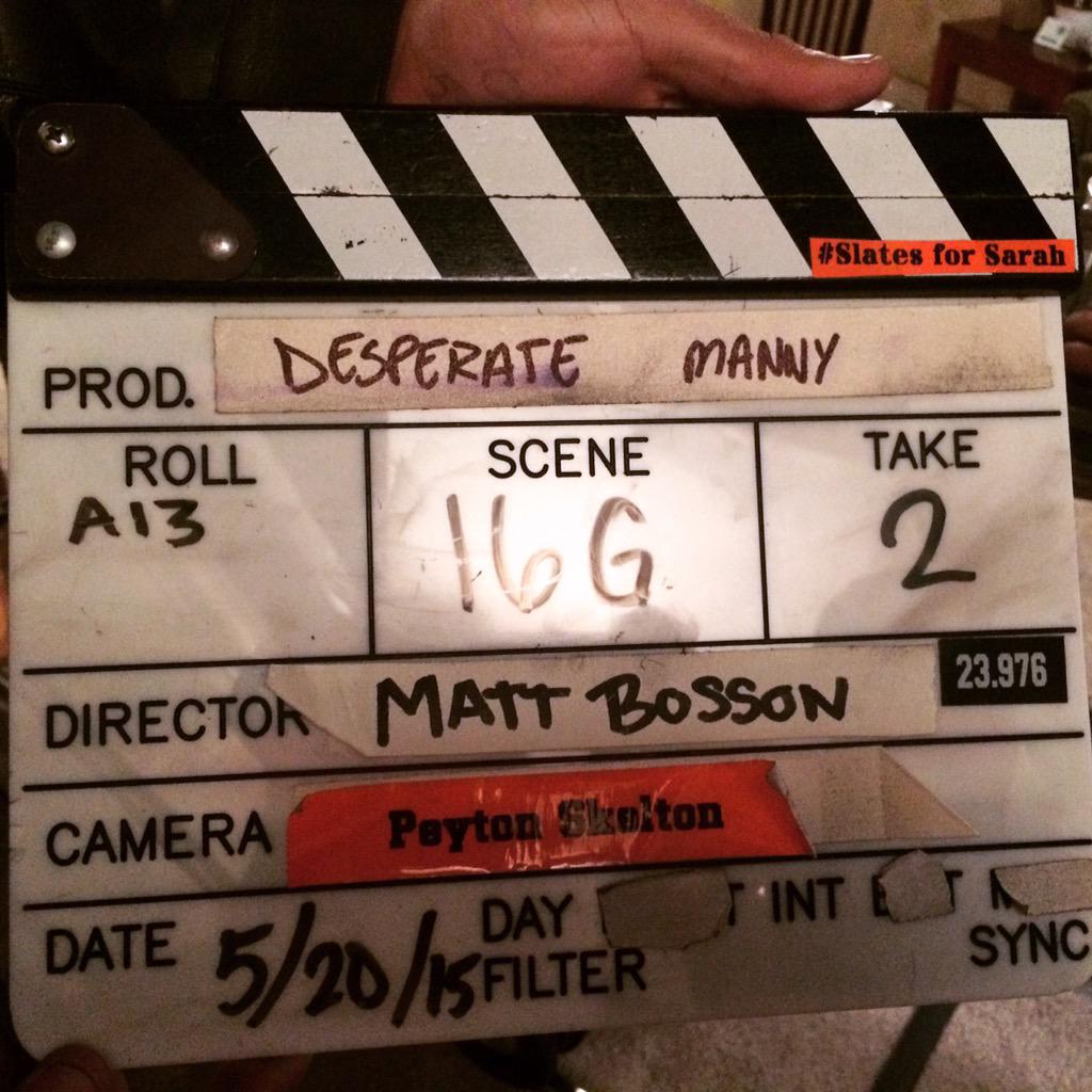 DesperateManny's tweet photo. That's a wrap on #DesperateManny !Thank you to our AMAZING cast and crew! #RelSchool #indiegogo #shortfilm http://t.co/vakqYoSGDC