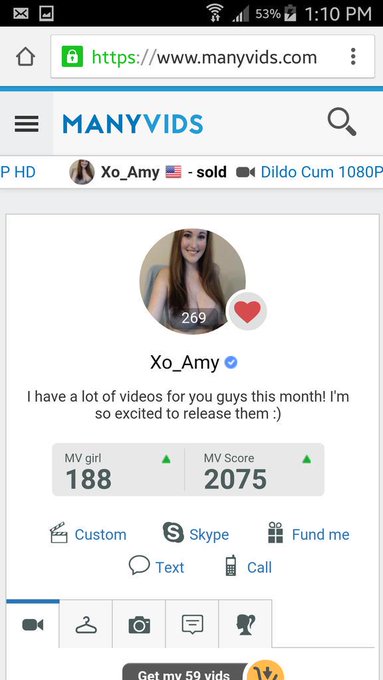 Still at 269 hearts! http://t.co/9FwMsA5JpQ Any help? :) Also, really close to pay out if you guys want<a href="/tag/manyvids"class="tags"><span>#manyvids</span></a>