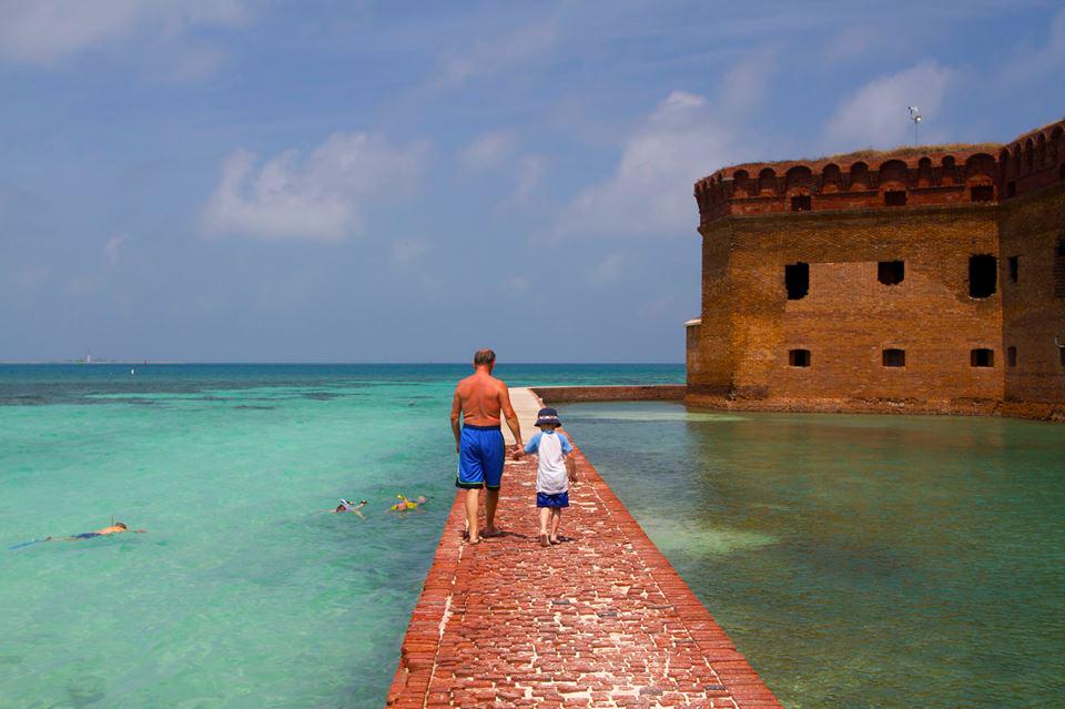 A2. A good choice for families would be <a href="/DryTortugasNPS/">Dry Tortugas National Park</a> - so beautiful! #FLTravelChat