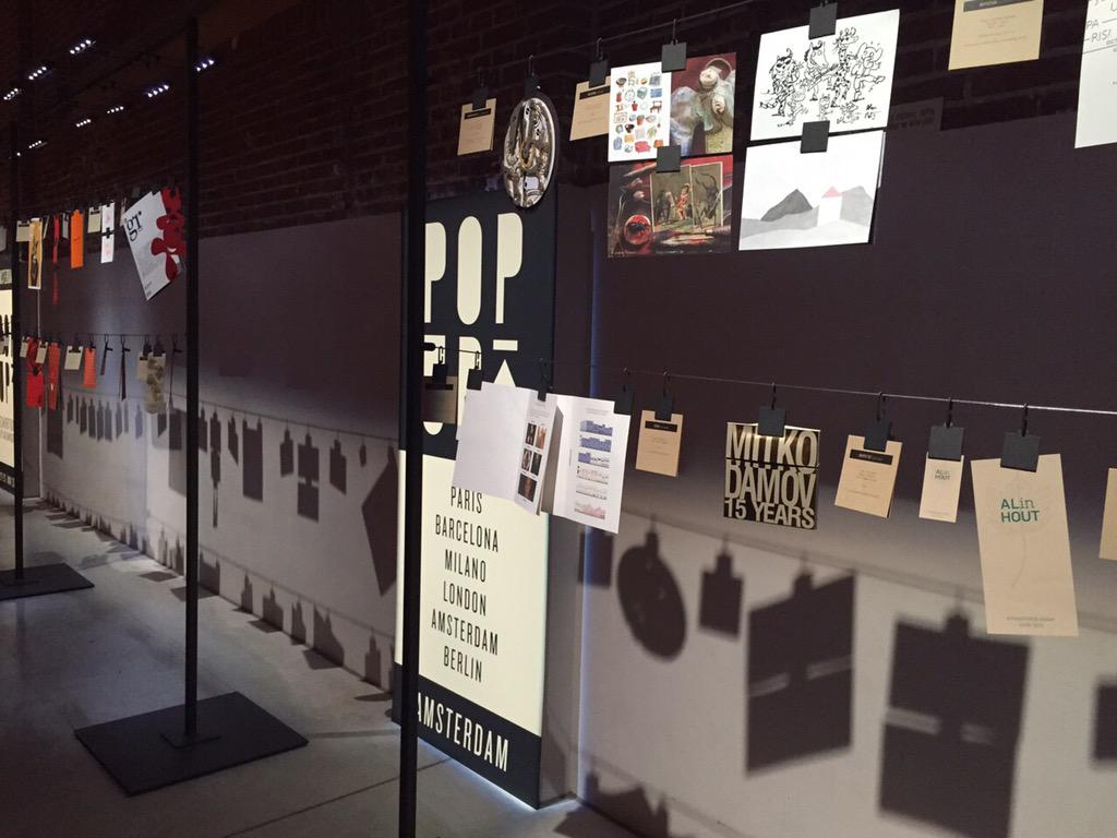 Talloze hoog kwalitatieve vormgeving en druktechnieken op Pop-Up Exhibitions by #Arjowiggins #PopUpExpo
