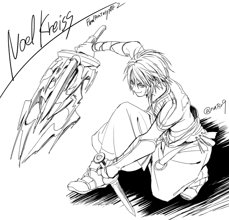 二刀流! #FF版深夜のお絵描き60分一本勝負 