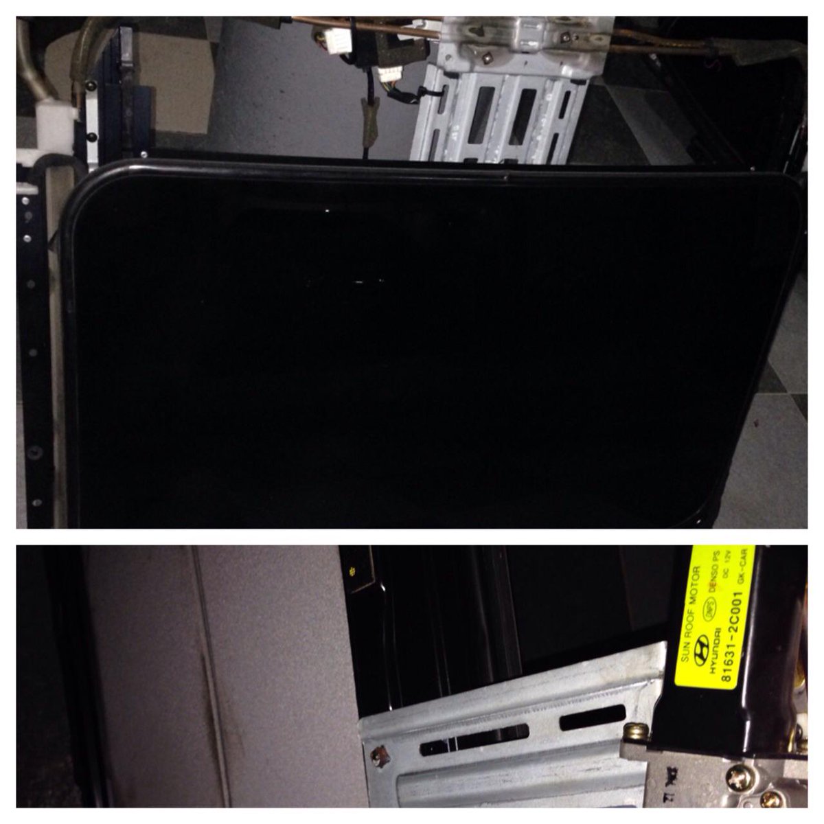 Fs- Sunroof oem hyundai getz..
      Mulus and normal :
Lokasi bgr
Pin:2B148274