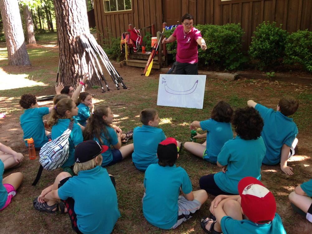 The Rams getting ready to canoe #davis4