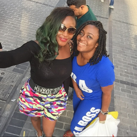 AMCChannels's tweet photo. @IniFans sports green locks!  Cute colour! #nollywood #fashion #AMC http://t.co/ofaPxiltV5