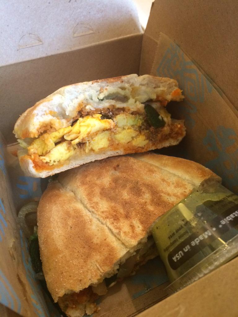 RT <a href="/jaymee/">Jaymee Sire</a>: Flight landed at Concourse E, connection at F, but still walked to B for <a href="/TortasFrontera/">Tortas Frontera</a>. #dedication