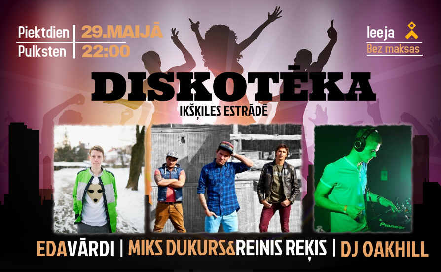 IKJauniesi's tweet photo. 29.maijā plkst.22:00 #ghettogames turpinājums Ikšķiles estrādē kopā ar DJ OAKHILL @edavardi @MiksDukurs @ReinisRekis! http://t.co/EFVgTCZlWf