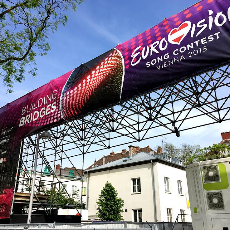 Layher Benelux (@layherbenelux) on Twitter photo <a href="/InterStageBV/">InterStage BV</a> heeft een kabelbrug gebouwd in Wenen zoals het thema van het Eurovisie Songfestival "Building Bridges" <a href="/InterStageBV/">InterStage BV</a> heeft een kabelbrug gebouwd in Wenen zoals het thema van het Eurovisie Songfestival "Building Bridges"