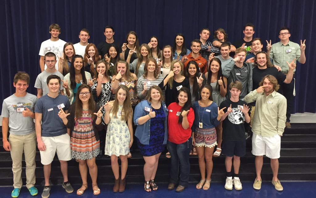 Ags, Horns, Hogs &amp; more, oh my! Love celebrating with these former Highlanders! Good luck &amp; #makegoodchoices