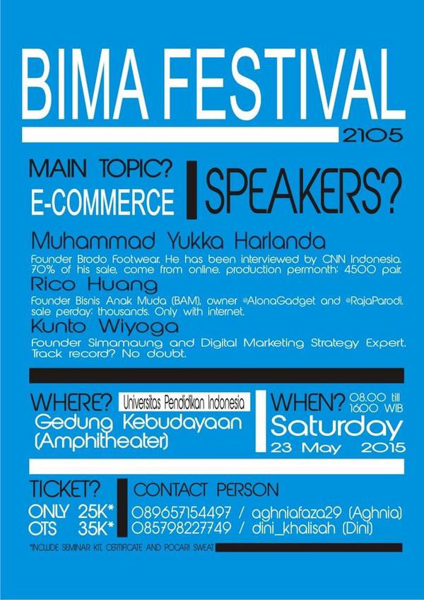 BIMAFEST HIPMI PTUPI tweet media