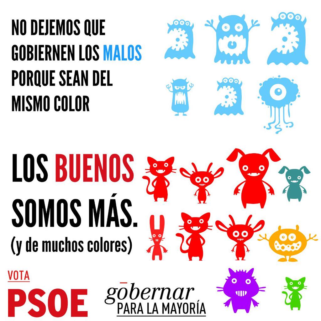 KarenNax's tweet photo. Desde la #Diversidad Los buenos somos más y de muchos colores #YOvotoPSOE @PSOE @PSOE_CyL @luistudanca @CyLMMSS http://t.co/fu4q9GEWRX