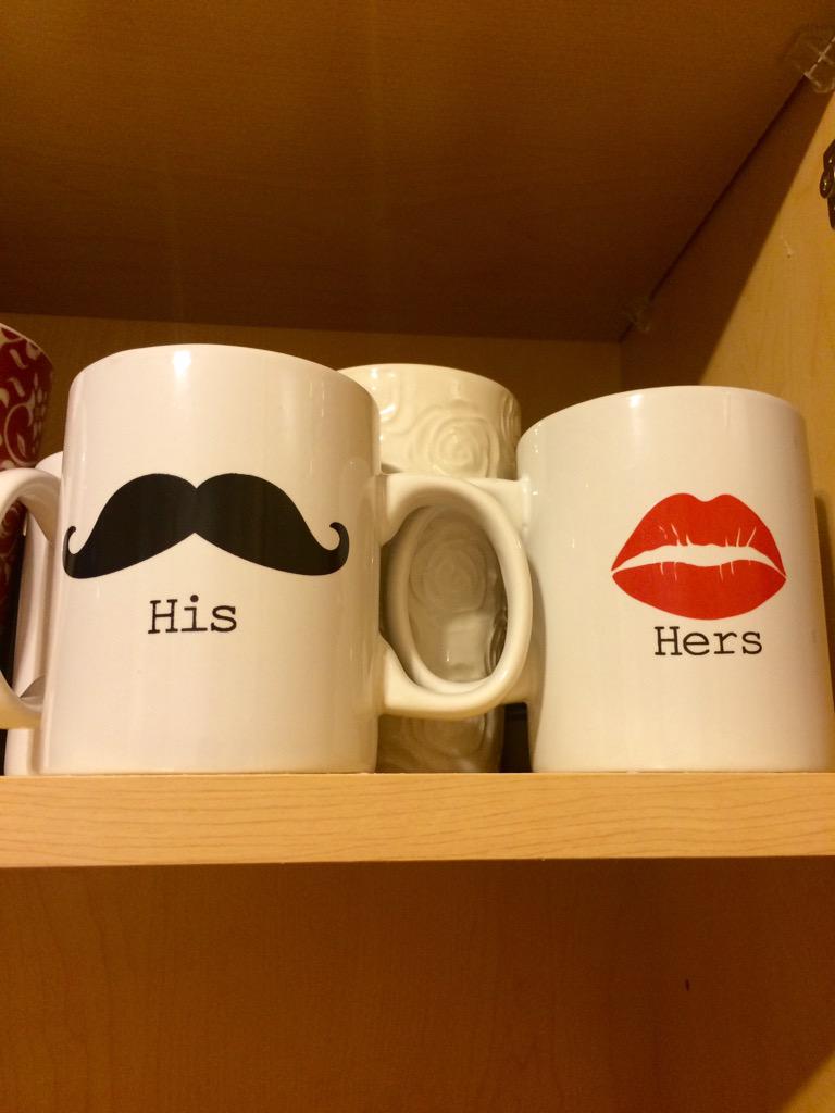 3DLashMagic's tweet image. Love our new coffee cups! #His #Hers #Coffee #Love #Mustache