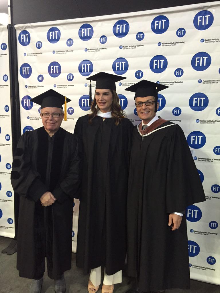 randyfenoli's tweet photo. Having an amazing time @FIT commencement ceremony! #FITgrad @TLC @syttd @BrookeShields http://t.co/nJD28VsWnl
