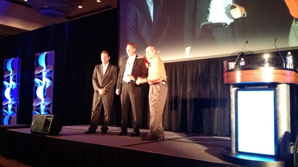 mtj1973's tweet photo. At Tech Data's Insiders Exchange, with Dickie V, Baby!! #iamlenovo http://t.co/u9j0BaAeom