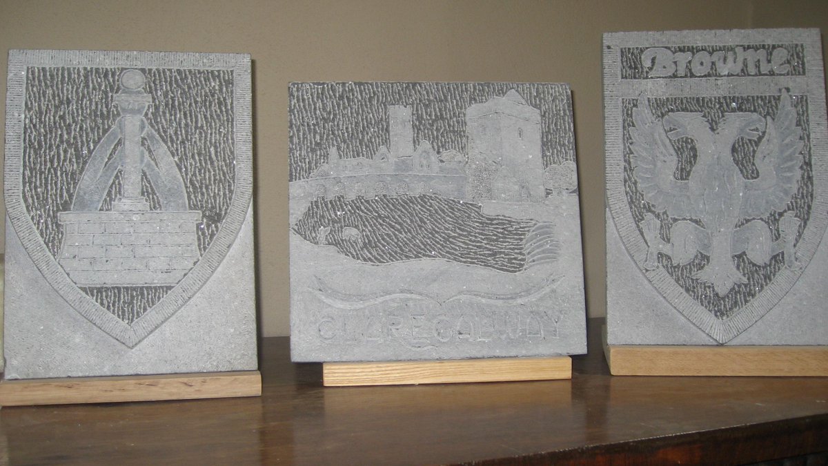 ClaregalCastle's tweet photo. #Claregalwaycastle Wonderful stone carvings by our Sebastian, @ClaregalCastle http://t.co/rwWGaVE3Yo