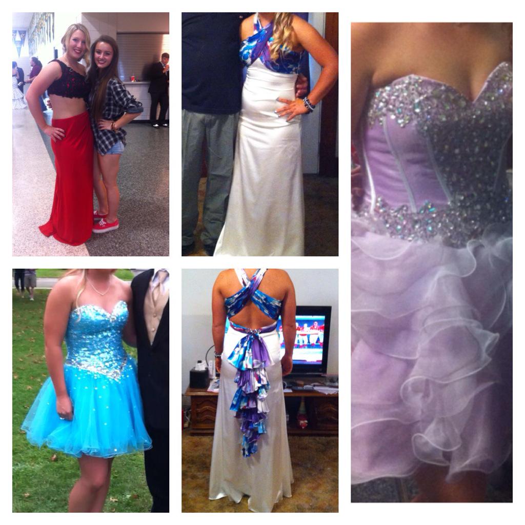 _softballworld's tweet image. Selling these dresses! Best offer!! 
Red dress- size 8
White dress- size 8
Blue dress- size 6
Purple dress- size 4