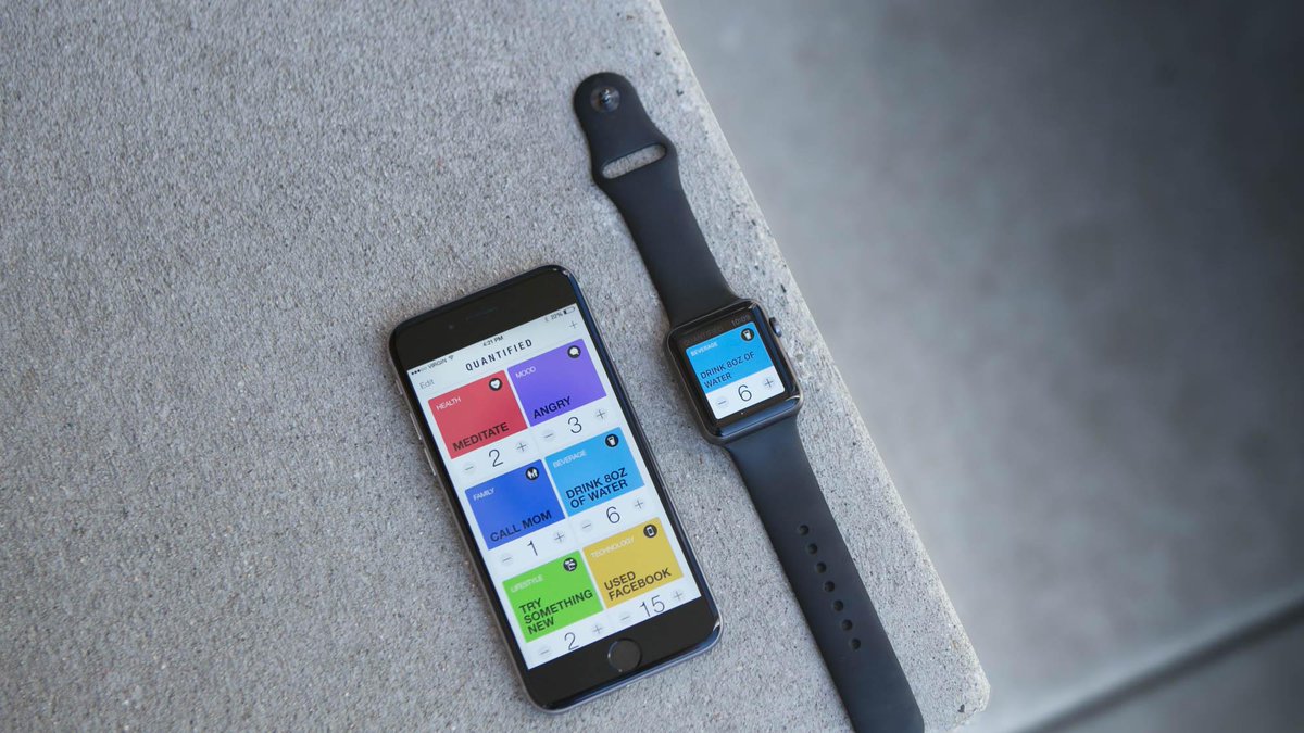 quantifiedapp's tweet photo. Coming soon to an iPhone and Apple Watch near you! http://t.co/hc8XvpQ0mT http://t.co/AP7aThpaiz