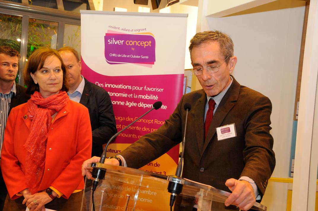 CHU_Lille's tweet photo. Retour en images sur le #SilverConcept au salon #SanteAutonomie en présence de Laurence Rossignol cc @laurossignol http://t.co/3ZpIuvdfL4