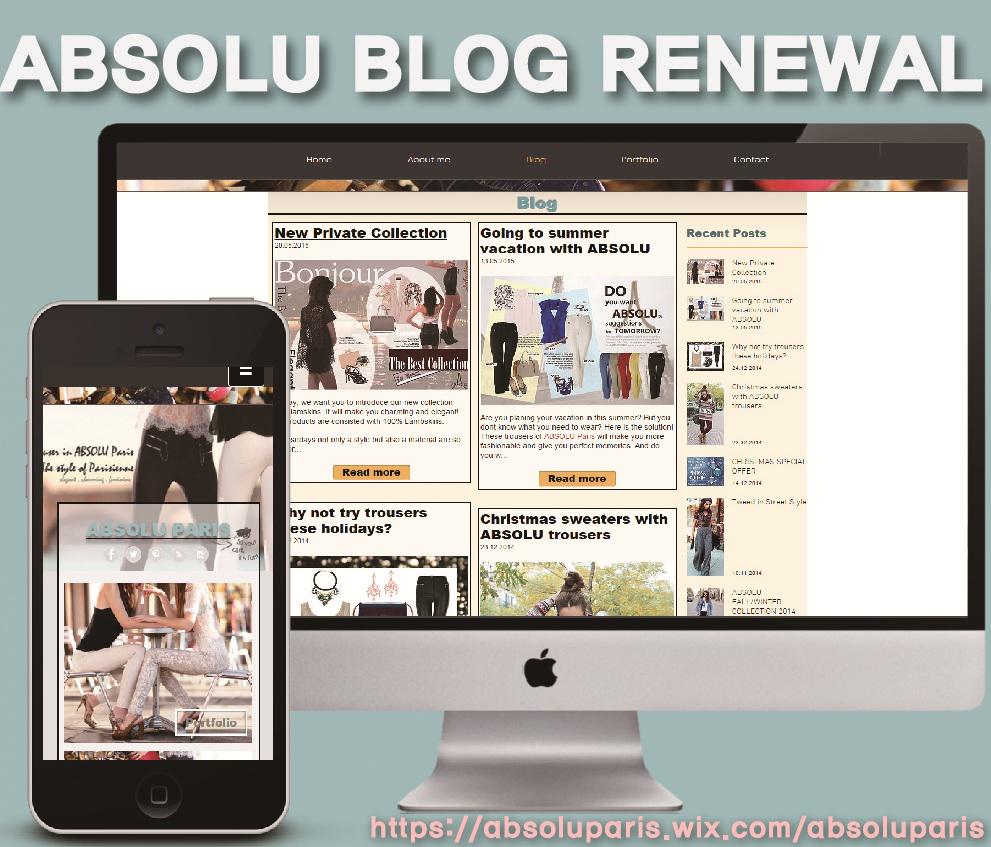 #ABSOLU #AbsoluParis #Blog #Renewal
absoluparis.wix.com/absoluparis