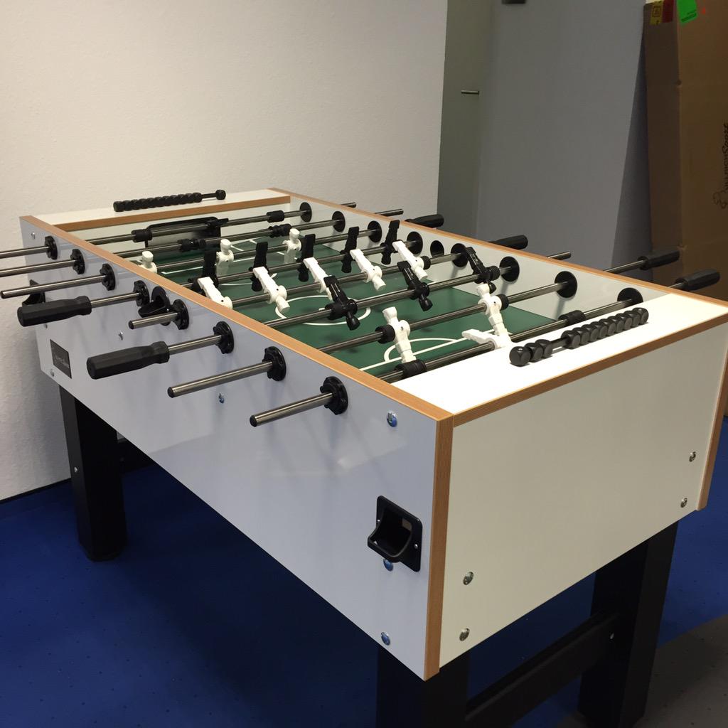 Dinge, die man mal gemacht haben muss: Kicker aufbauen. Check.
