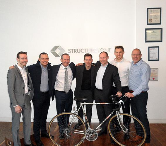 StructureTone's tweet photo. @LDNtoBrighton 1 month away! #structuretoneUK @jamiegreig1987: I don't even own a road bike! http://t.co/CyYapfyd1F http://t.co/AIs3kuRimX