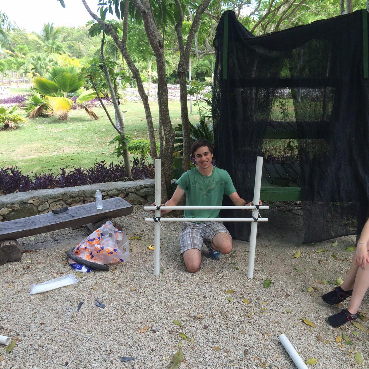 VirginiaTechCEE's tweet photo. Four @VTCEE students are in Punta Cana for a field trip in Coastal Engineering. Take a look at what they are doing! http://t.co/nMTmGgQXs9