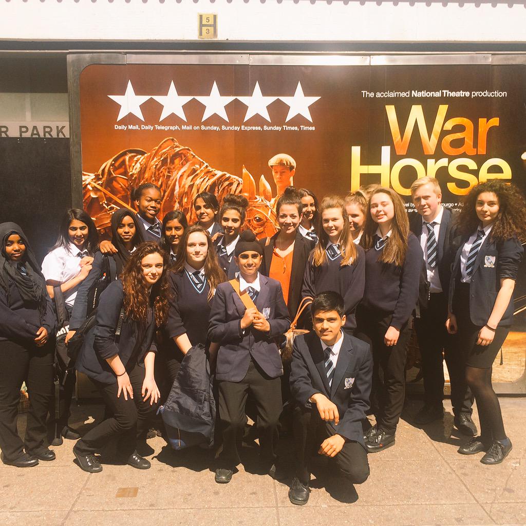 Year 10 War Horse trip. Such an enjoyable afternoon out #creditstoFCC