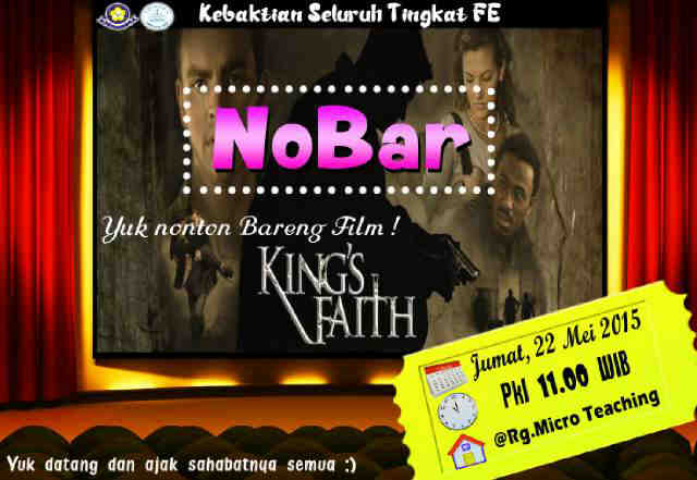 Malam teman" FEUKI besok ada KST loh dengan nuansa NOBAR!! Time11:00🕚 rg.micro teachingFKIP🏠. Come&amp;JoinUs💕