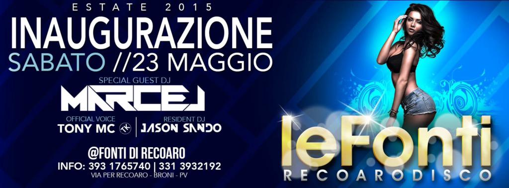 LeFonti_Recoaro's tweet photo. #Manca sempre meno... Il nuovo staff #LeFonti vi aspetta per l'#Inaugurazione2015 con @MARCELloLepore GUEST DEEJAY http://t.co/1pp2gDMSaL