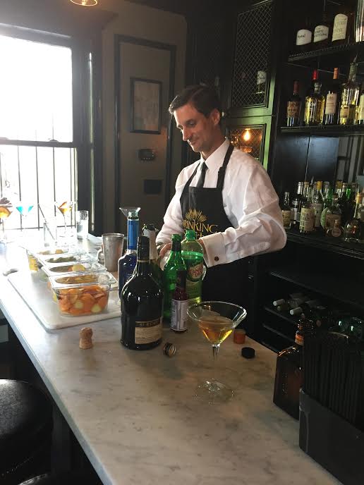 #DrinkingWithSaints author Michael Foley at <a href="/thegibsondc/">thegibson</a> yesterday! #cocktails amazon.com/Drinking-Saint…