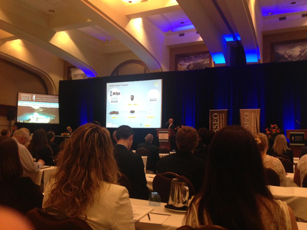 jandeekandy's tweet photo. #Baha5 #Osseo2015 President of Cochlear BAS introduces the Baha 5 System at Osseo 2015. http://t.co/p4aUJRukEe