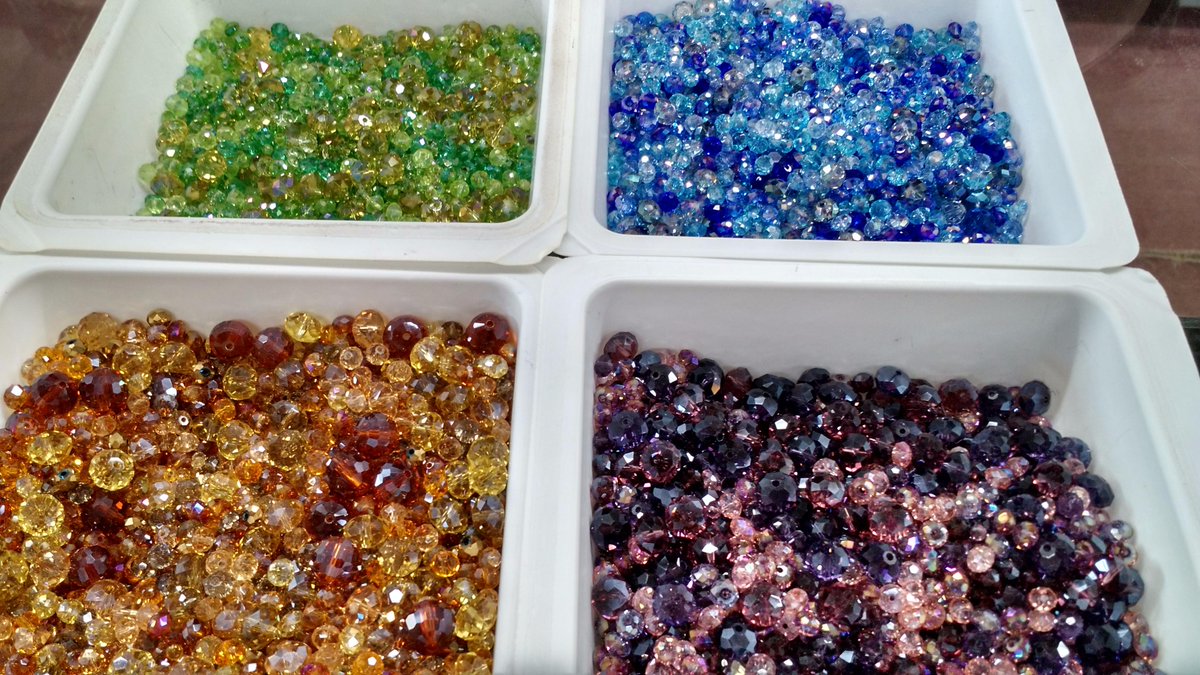 #ChineseCrystal mixes, for sale now! #crystalmix #beadmix #beadalittlelove #bling #colorfulcrystals