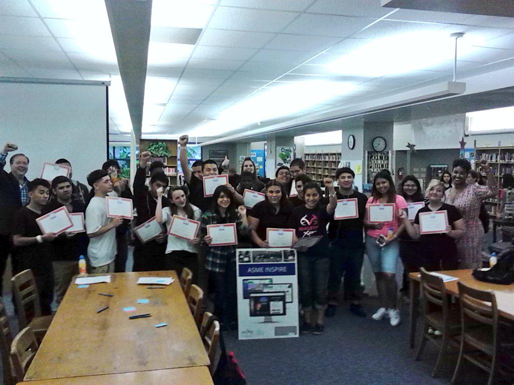 SHMSTC's tweet image. STEM Awards ceremony. ASME Inspire event for Robotics, science, engineering at Sam. #GreatAllOver, #onlyatsam