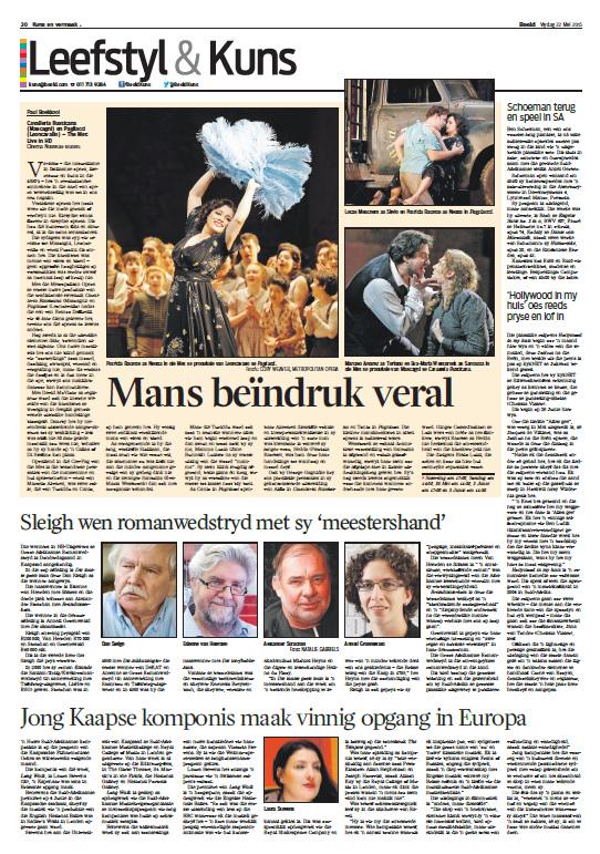 rudolfstehle's tweet photo. Vandag (Vrydag) se #Kunsblad in Beeld. Aanlyn by http://t.co/MsEJAg0ISx beskikbaar. http://t.co/lvKAtZ3jDb