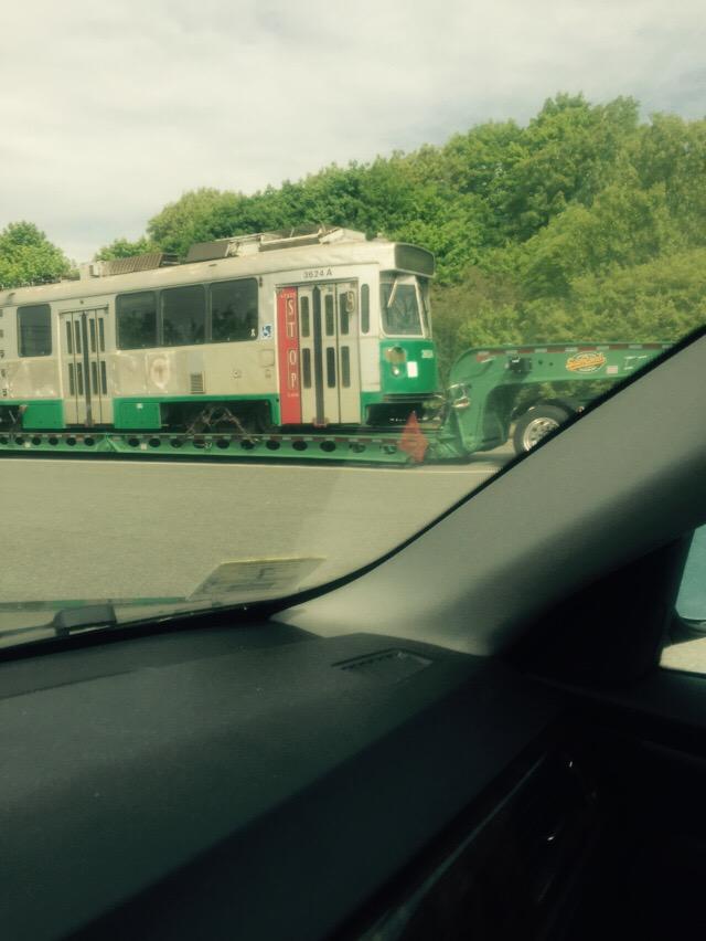 Charlie Cards and E-Z Pass. <a href="/MBTA/">MBTA</a> #greenline on the Mass Pike.