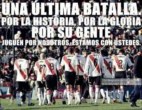 Angelainfante15's tweet photo. #RiverEnCuartos #RiverxFOX Hoy dejen todo en la cancha muchachos, VAMOS TODOS UNIDOS, VAMOS NO NOS QUEDEMOS🎶❤ http://t.co/nQXgOffoPN