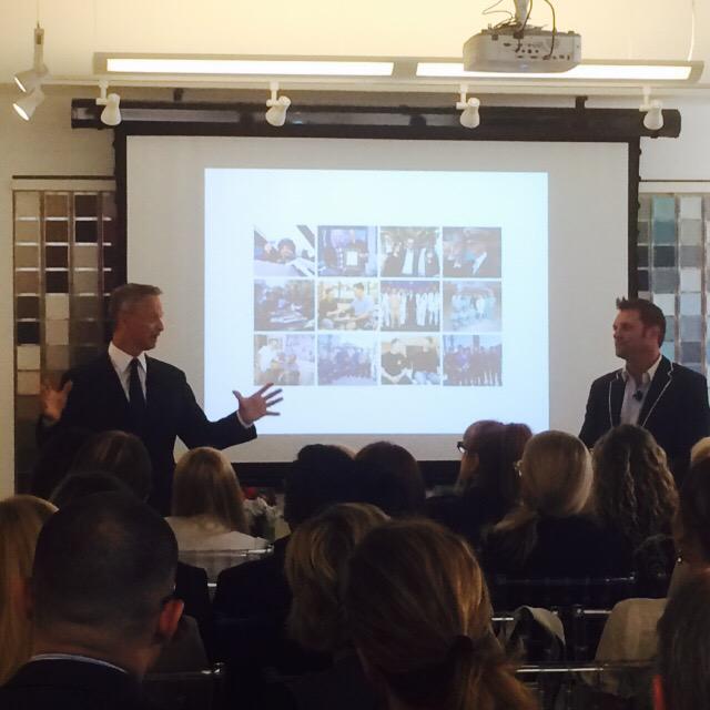 DandDBuilding's tweet photo. Actor/humanitarian @GarySinise talks about @GarySiniseFound's partnership w/@Benjamin_Moore's #GivingMoore Foundation http://t.co/MGlnuOhYA8