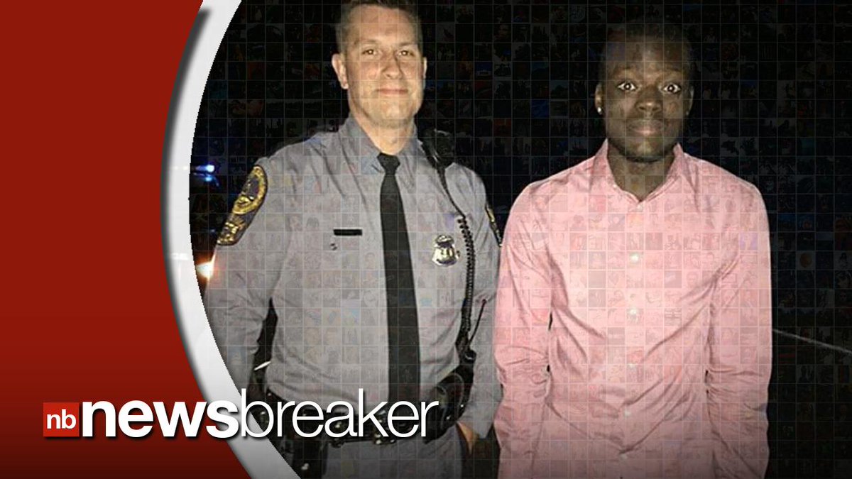 NewsBreaker's tweet photo. Mother thankful white officer helped her black son when his Mercedes had flat tire (WATCH) http://t.co/C4ZJqQvQHy http://t.co/TXhi7VCfwu