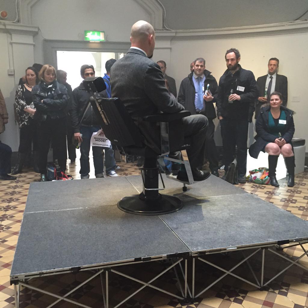 CreativeEdin's tweet photo. In the beautiful @warburtonarts for stories of design fiction, opening of @DesigninAction Design Summit 2015. http://t.co/sFRBcFrCfw