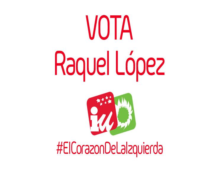 Vota a <a href="/RaquelLopezIU/">Raquel</a> Vota a Izquierda Unida-Los Verdes #ElCorazonDeLaIzquierda youtu.be/pEvOcmWuBHs
