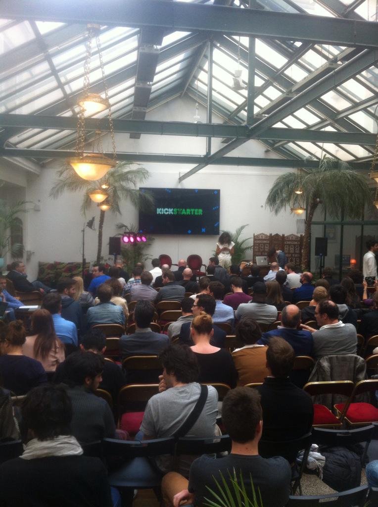 cguillot_wezzoo's tweet photo. Great audience @_TheFamily for @kickstarter launch in France cc @axelletess #kickstarter #liveitwhileyoucan http://t.co/CnbkkTG6k2