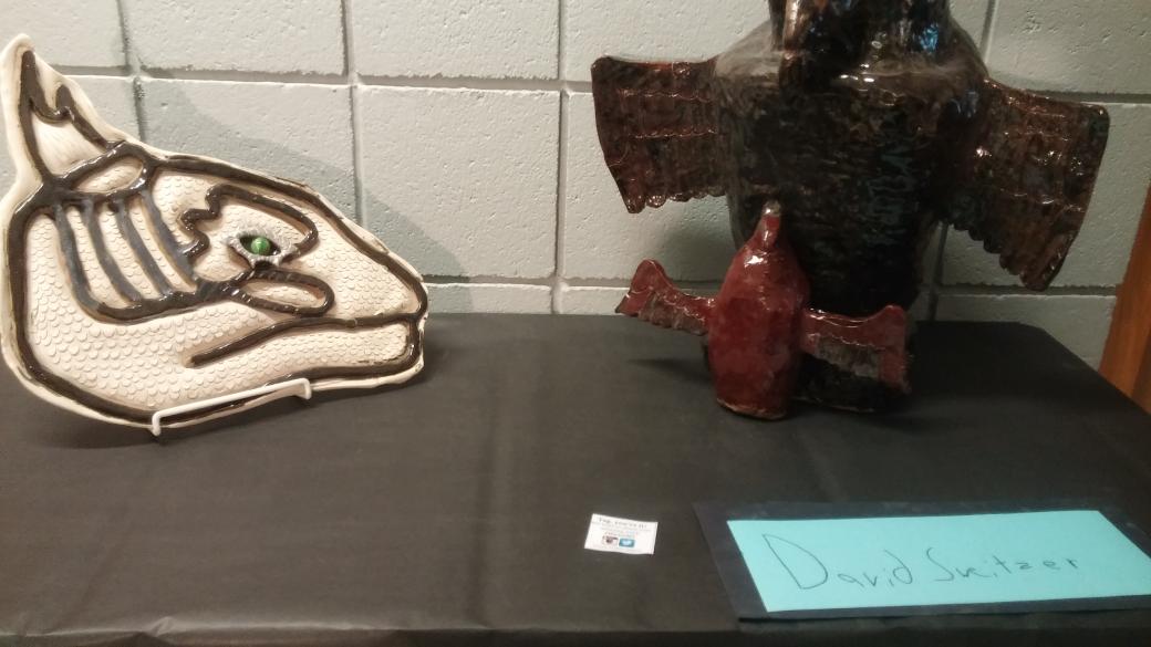 WeartMV's tweet photo. Sculpture by David Sweitzer #mvrhs #eveningofthearts http://t.co/gdCAVHBKI4