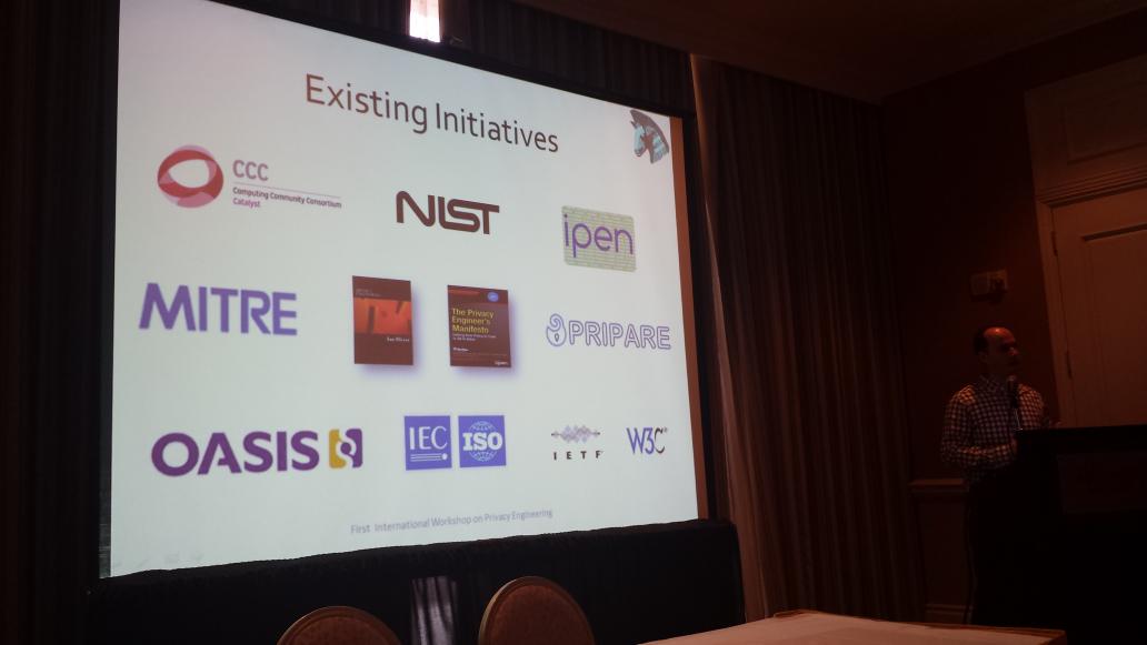 sedyst's tweet photo. Jose Del Alamo gives an overview of existing privacy engineering efforts #IWPE15 #SP15 http://t.co/B6xZtttICL